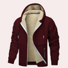 Männers gemütlicher fleece-jacke mit reissverschluss – alltagsjacke für jeden tag