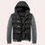 Männers isolierte daunenjacke mit kapuze - stylisch und lässig für den winter