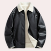 Männers freizeitjacke - leichte jacke mit kunstfellfutter für den alltag