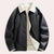 Männers freizeitjacke - leichte jacke mit kunstfellfutter für den alltag