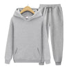 2-teiliger männer trainingsanzug - trendiger kapuzenpullover und jogginghose für lässige outfits
