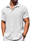 Männershirt mit kurzen ärmeln - leichtes outfit für lässige sommertage