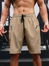 Männersportshorts mit reissverschluss-taschen – leichte sportbekleidung für fitness und freizeit