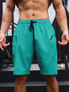 Männersportshorts mit reissverschluss-taschen – leichte sportbekleidung für fitness und freizeit