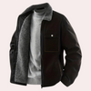 Männers freizeitjacke mit sherpa-futter - vielseitige outdoor-bekleidung für jede saison
