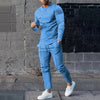 Eleganter schwarze trainingsanzug - moderne herren loungewear
