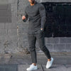 Eleganter schwarze trainingsanzug - moderne herren loungewear