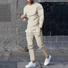 Eleganter schwarze trainingsanzug - moderne herren loungewear