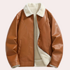 Männers freizeitjacke - leichte jacke mit kunstfellfutter für den alltag