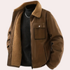 Männers freizeitjacke mit sherpa-futter - vielseitige outdoor-bekleidung für jede saison