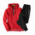 2-teiliger männer tracksuit - stylische kapuzenpullover und jogginghosen für lässige outfits