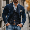 Blazer & gilet ensemble - stilvolles männer-layering