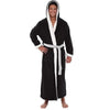 Männerbademantel - luxuriöser kapuzenfleece-robe für entspannte stunden