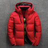 Männers gefütterte pufferjacke - gemütliche wintermode für kaltes wetter